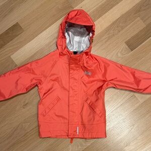 Kids Coral Rain Jacket